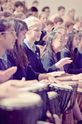 school drumming