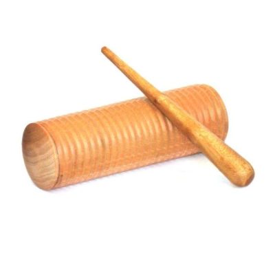 The Guiro is a Latin-American percussion instrument. It is played by dragging the pua (playing stick) along the fluted shell.