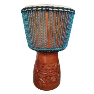mahogany djembe with rope tuning